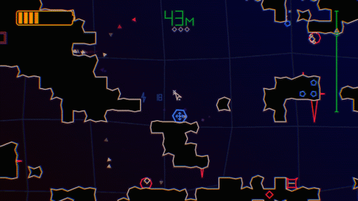 Gameplay GIF: Combining multiple powerups for a powerful shot